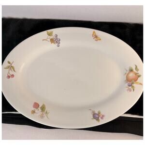 VTG BIA CORDON BLEU WHITE PORCELAIN OVAL PLATTER  FROM THE FRIEDA COLLECTION